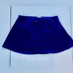 Velvet figure skating flat box skirt Mondor